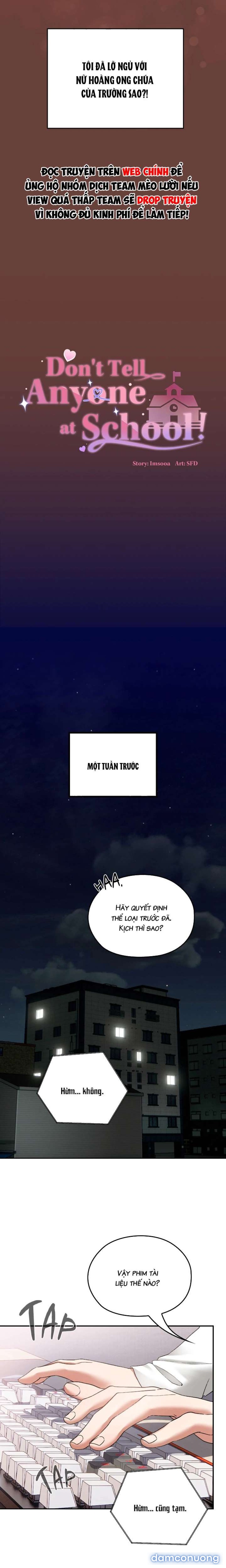 Đừng Nói Với Ai Ở Trường! Chapter 1 4