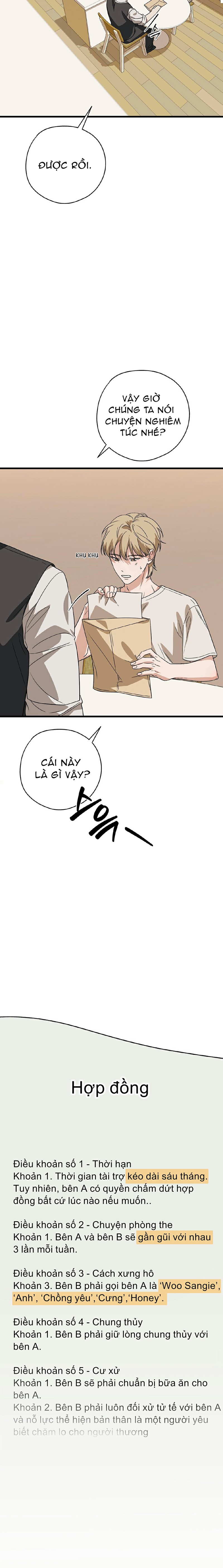 Hợp Đồng Kẹo Ngọt Chapter 6 - Trang 2
