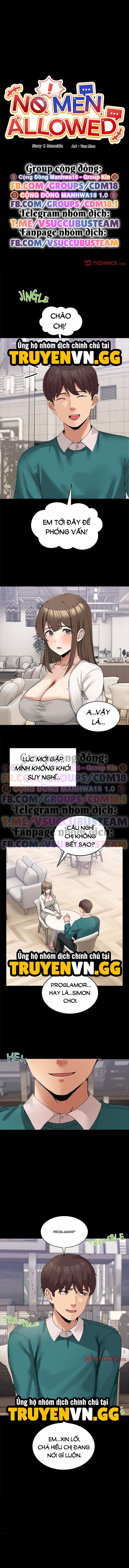 Hội Nhóm Cấm Đàn Ông Chapter 15 - Trang 2